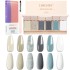 2022 New 6-color cream solid gel eye shadow combo pack phototherapy nail polish gel set cross-border