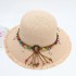 2023 Summer Parent Child Hat Ethnic Wind Grass Hat Tassel Shell Pendant Fisherman's Hat Beach Travel Pot Hat