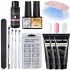 Limegill Crystal Extension Gel Set Nail Kit Tools Mouse Lamp Nail Brush Collection