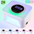 New UV nail glue baking and phototherapy machine for nail salons, high-power fast drying intelligent nail lamp, wireless drying machine