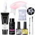 Cross border nail crystal extension glue set, phototherapy lamp, nail plate brush, cleaning water tool set, in stock