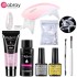 8-piece crystal extension glue set, phototherapy lamp, nail art, nail plate, brush, cleaning tool in stock