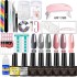 Exposed nail polish adhesive set, nail tool set, 3D petal decoration tool set, now available for supply