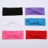 Amazon Simple Cross Hairbands Knotting Solid Color Headbands Sports Sweat Absorbing Headbands Fitness Bundle Headbands Wholesale