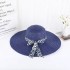 New Korean Women's Summer Bow Straw Hat Sun Hat Sunshade Hat Sunscreen Beach Hat Wholesale