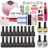 Exposed nail polish adhesive set, nail tool set, 3D petal decoration tool set, now available for supply