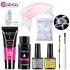 8-piece crystal extension glue set, phototherapy lamp, nail art, nail plate, brush, cleaning tool in stock