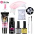 8-piece crystal extension glue set, phototherapy lamp, nail art, nail plate, brush, cleaning tool in stock