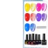 Cross border new dopamine glass nail polish adhesive nail glue summer hot item ice transparent color nail salon set wholesale