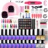 Nail art set, complete set of tools, beginner's home oil and glue shop, phototherapy, mecha oil, nail art shop special new model