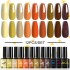 LIMEGIRL cross-border nail care phototherapy glue durable nail care color glue 10 color UV phototherapy glue nail polish glue set