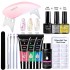 Amazon Poly Nails gel Set 6-color Crystal Extender Nail Enhancement Tool Set Wear resistant