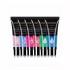 15ML Crystal Nail Extension Adhesive Paper free Support Nail Finger Extension Model Adhesive 15 Color Supply Non stick Quick drying