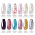 12 color nail glitter extension glue, nail glitter extension glue, painless and fast extension glue, glitter crystal extension glue