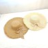 2024 New Sunshade Hat Korean Edition Foldable Tourist Resort Beach Hat Women's Large brimmed Bow Hairy Straw Hat