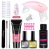 Limegill Nail Kit Tool Extension Gel Nail UV Lamp Crystal Extension Gel Kit Beginner's Full Set