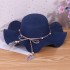 Hat Girl Summer Big Eaves Beach Sunscreen Straw Hat Bow Korean Versatile Sunshade Hat Travel Lace Edge