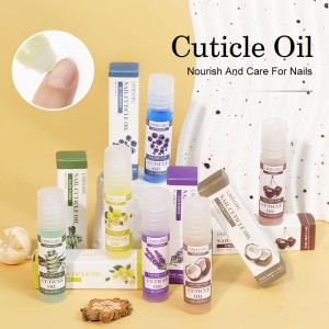 New nail care ball flange oil ball design dry cracking nail care nutrient oil nail polish cross-border crack prevention