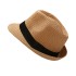 Cross border foreign trade exclusively for couples, gentlemen's small hats, short brimmed straw hats for gatherings, British jazz hats wholesale