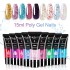 2021 new nail extension glue glitter powder extension glue nail art quick extension nail paper free holder