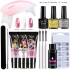 Amazon Poly Nails gel Set 6-color Crystal Extender Nail Enhancement Tool Set Wear resistant