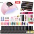 Nail art set, complete set of tools, beginner's home oil and glue shop, phototherapy, mecha oil, nail art shop special new model