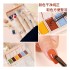 2022 new 3-color/6-color nail enhancement solid gel cream nail polish eye shadow box packaging cross-border quick drying