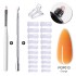 Nail enhancement crystal extension gel tool set Fast extension crystal model gel UV phototherapy gel cross-border