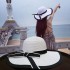 Summer Sunscreen Straw Hat Foldable Beach Hat Women's Big Edge Hat Sunshade Hat Beach Vacation Tourist Sun Hat