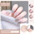 Internet celebrity tri color solid nail polish cream glue 2022 new Japanese style canned popular color nail salon 12 colors to choose from