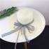 Scenic area grass planting hat, women's summer seaside travel, versatile beach grass hat, large eaves, rough edges, sun protection and shading sun hat