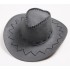 Western cowboy hat manufacturer direct sales tourist area cowboy hat chicken skin velvet cowboy hat tourist hat cowboy hat