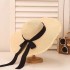 Summer French Sweet Straw Hat for Women, Sanya Beach Resort, Yunnan, Beach Tourism, Photo Hat, Sunscreen and Sunshade Hat