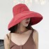 Foldable and convenient vacation style fisherman hat retro basin hat summer beach hat cover wholesale