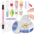 New non stick extension adhesive nail art solid carving shaping paper free holder quick extension nail patch set