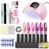 Limegill nail polish kit UV light therapy lamp polishing machine sticker nail tool set in stock