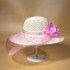 Hat Women's Summer Korean Edition Trendy Small Edge Mesh Sunscreen Hat Foldable Beach Hat Sunscreen Hat Mesh Straw Hat