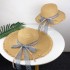 Scenic area grass planting hat, women's summer seaside travel, versatile beach grass hat, large eaves, rough edges, sun protection and shading sun hat