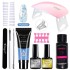 Limegill Nail Kit Tool Extension Gel Nail UV Lamp Crystal Extension Gel Kit Beginner's Full Set