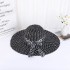 New Korean Women's Summer Bow Straw Hat Sun Hat Sunshade Hat Sunscreen Beach Hat Wholesale