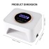 New UV nail glue baking and phototherapy machine for nail salons, high-power fast drying intelligent nail lamp, wireless drying machine