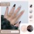 Internet celebrity tri color solid nail polish cream glue 2022 new Japanese style canned popular color nail salon 12 colors to choose from