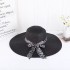 New Korean Women's Summer Bow Straw Hat Sun Hat Sunshade Hat Sunscreen Beach Hat Wholesale