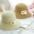 Korean version sun hat for children, summer sun hat, sun protection, versatile beach and leisure travel, big edge grass hat trend