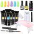 30 color nail extension glue set 15ml phototherapy glue new crystal extension glue nail tool baking lamp wholesale