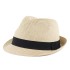 Cross border foreign trade exclusively for couples, gentlemen's small hats, short brimmed straw hats for gatherings, British jazz hats wholesale