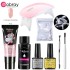 8-piece crystal extension glue set, phototherapy lamp, nail art, nail plate, brush, cleaning tool in stock