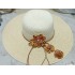 Straw Hat Women's College Style Young People Anti UV Sunscreen Hat Looks Thin and Cute New Three Flower Sunscreen Hat