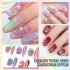 Nail art bestseller rainbow cat eye glue laser rainbow dazzling crystal rainbow cat eye nail salon nail oil glue in stock