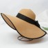 Sun hat women's summer trendy versatile sun protection outdoor travel big edge sun hat foldable beach butterfly grass hat